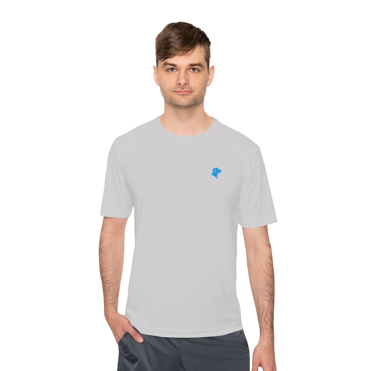 BlueMark Athletic Moisture Wicking T-Shirt (Blue Logo)