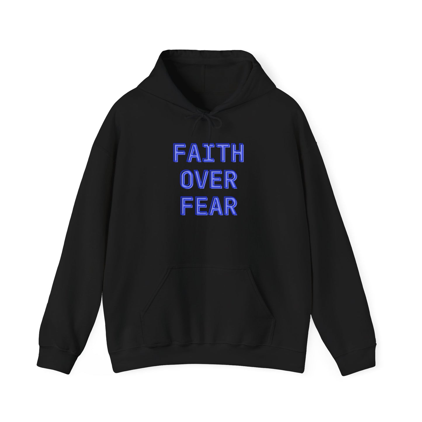 Faith Over Fear Bold Christian Motivational Sweatshirt
