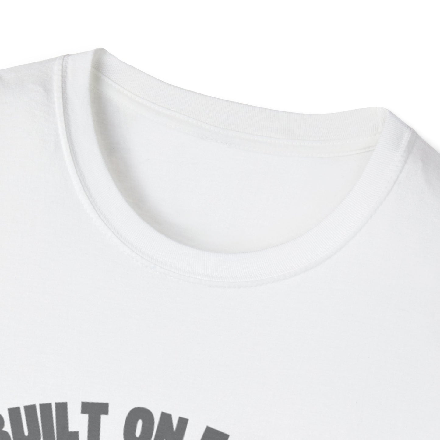 Built on Faith, Driven by Work - Christian Cross T-Shirt