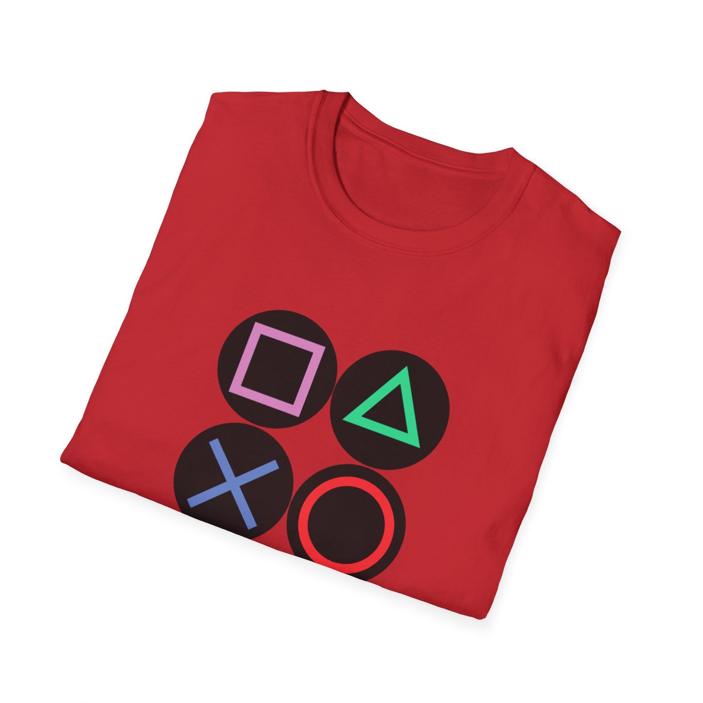 Play Station Buttons Gaming T-Shirt