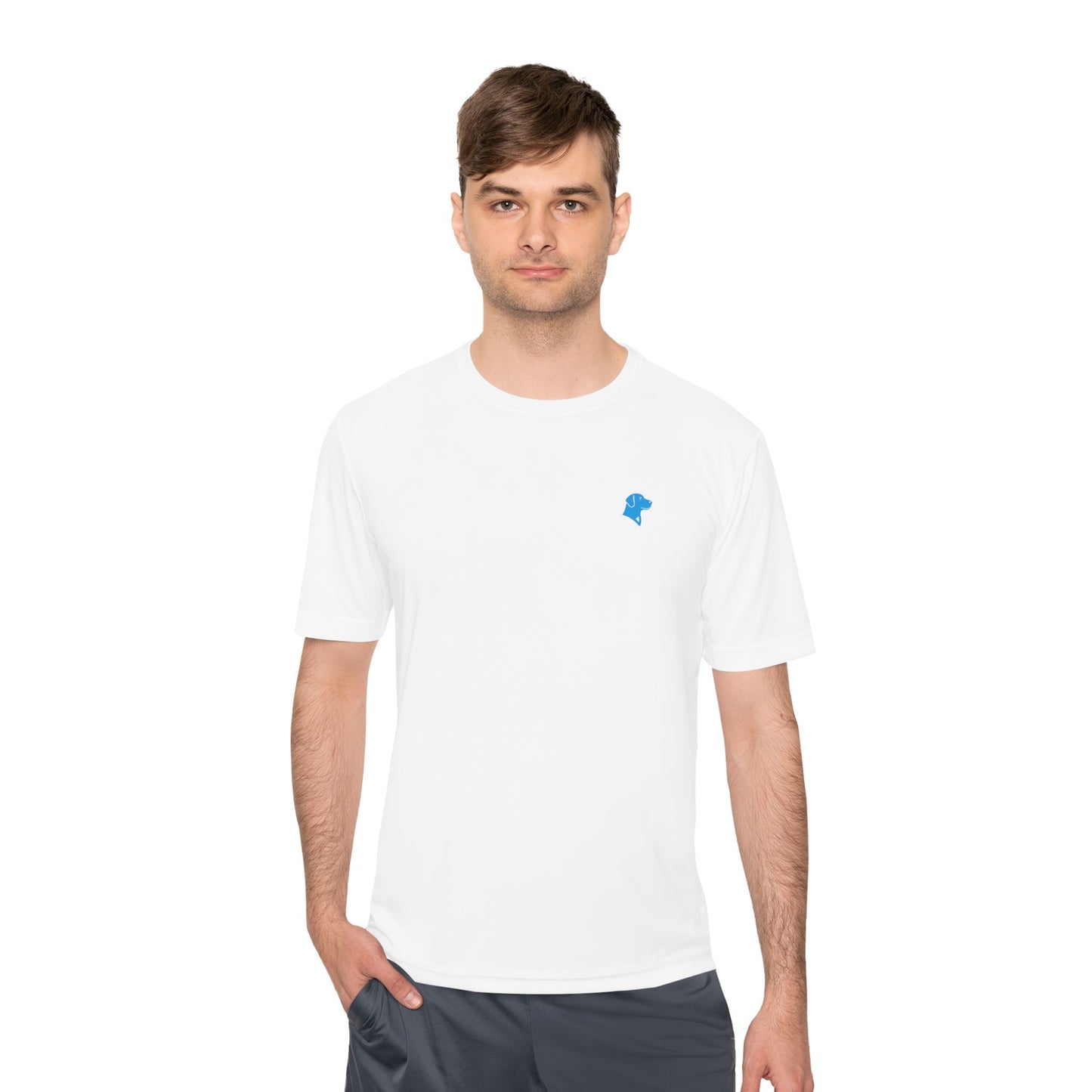 BlueMark Athletic Moisture Wicking T-Shirt (Blue Logo)