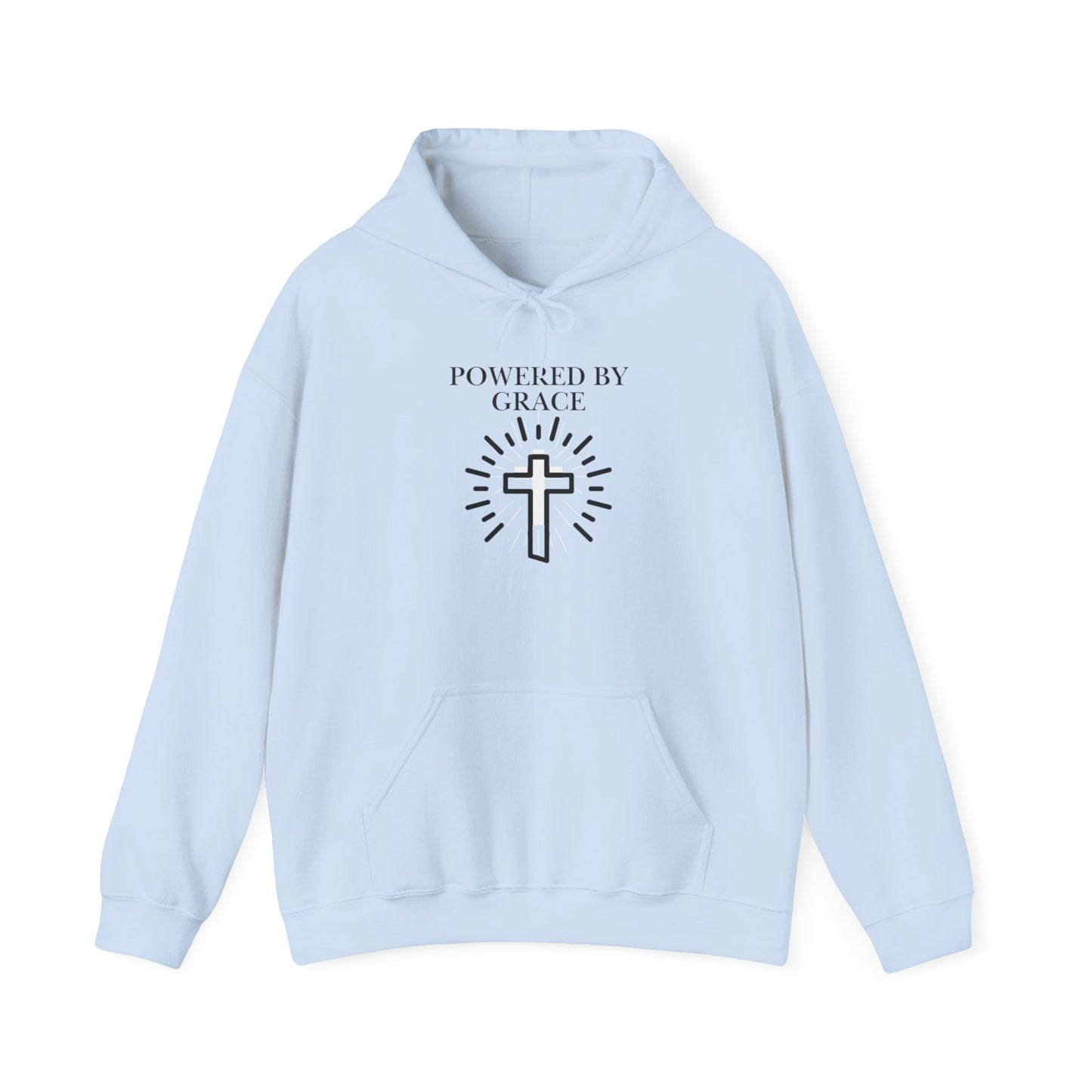 Powered by Grace - Faith Cross Sweatshirt