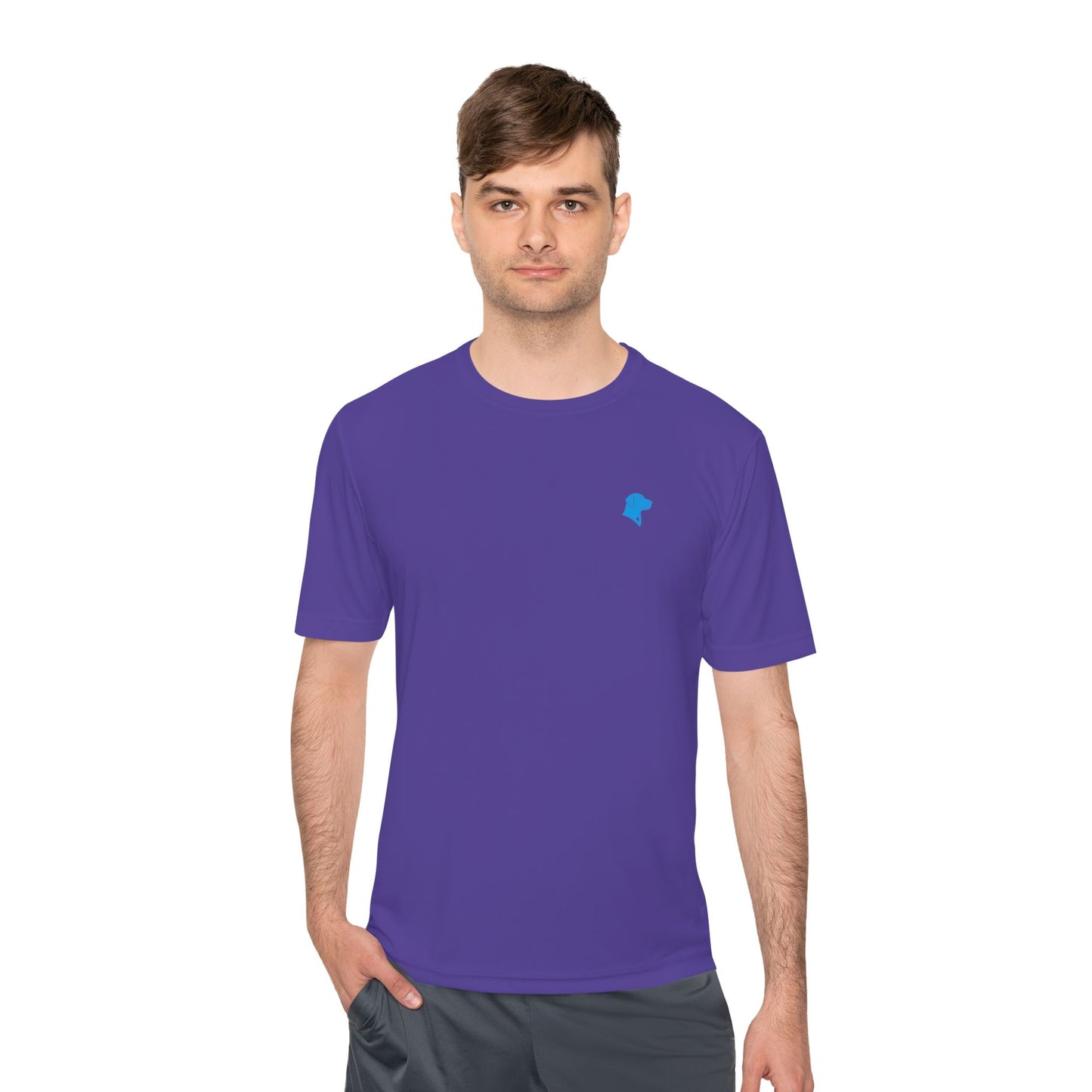 BlueMark Athletic Moisture Wicking T-Shirt (Blue Logo)