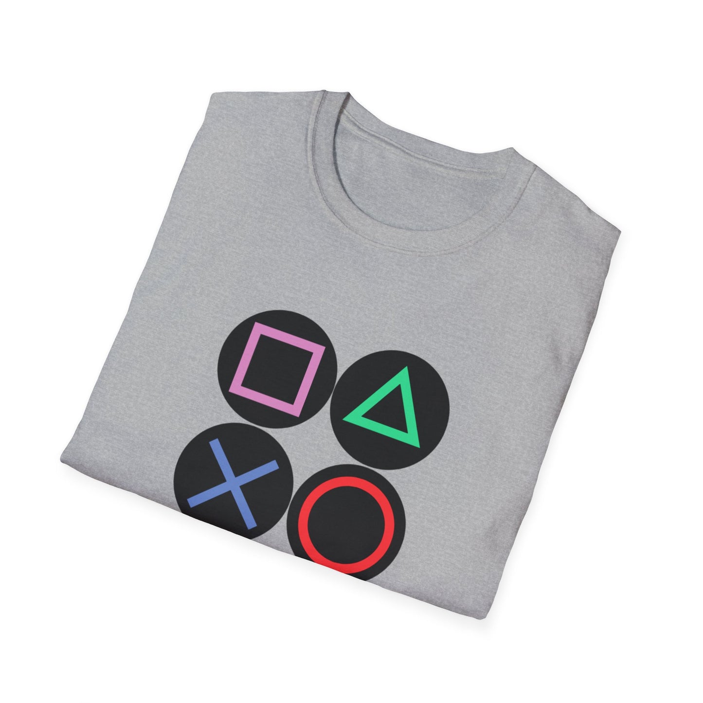 Play Station Buttons Gaming T-Shirt