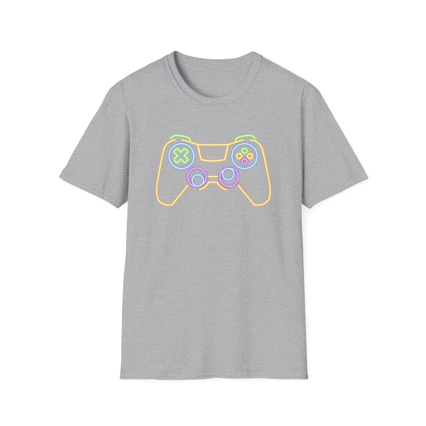 Neon Gaming Controller T-Shirt