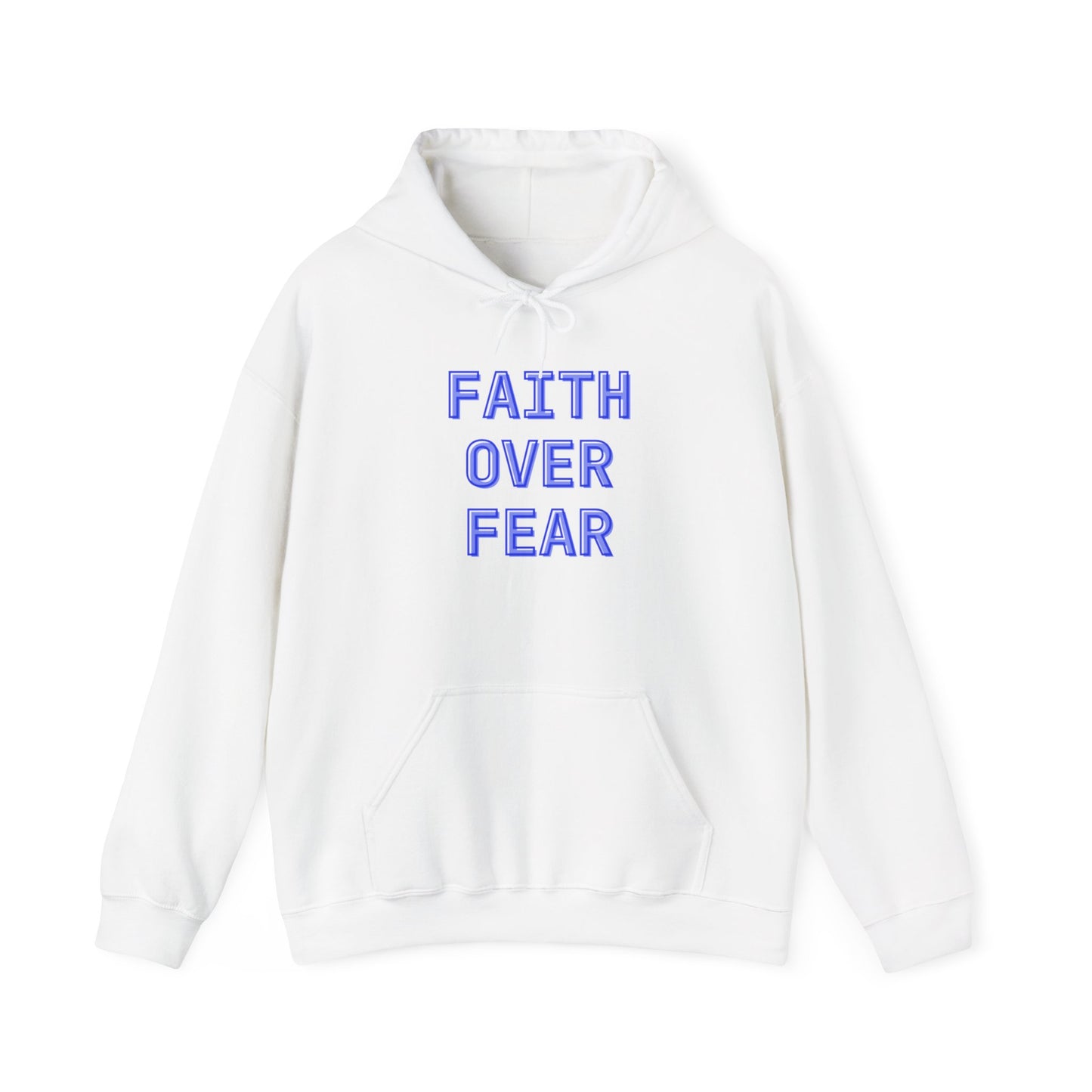 Faith Over Fear Bold Christian Motivational Sweatshirt