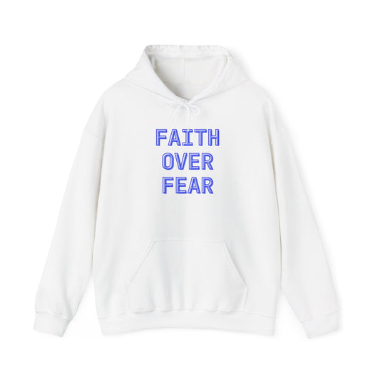 Faith Over Fear Bold Christian Motivational Sweatshirt