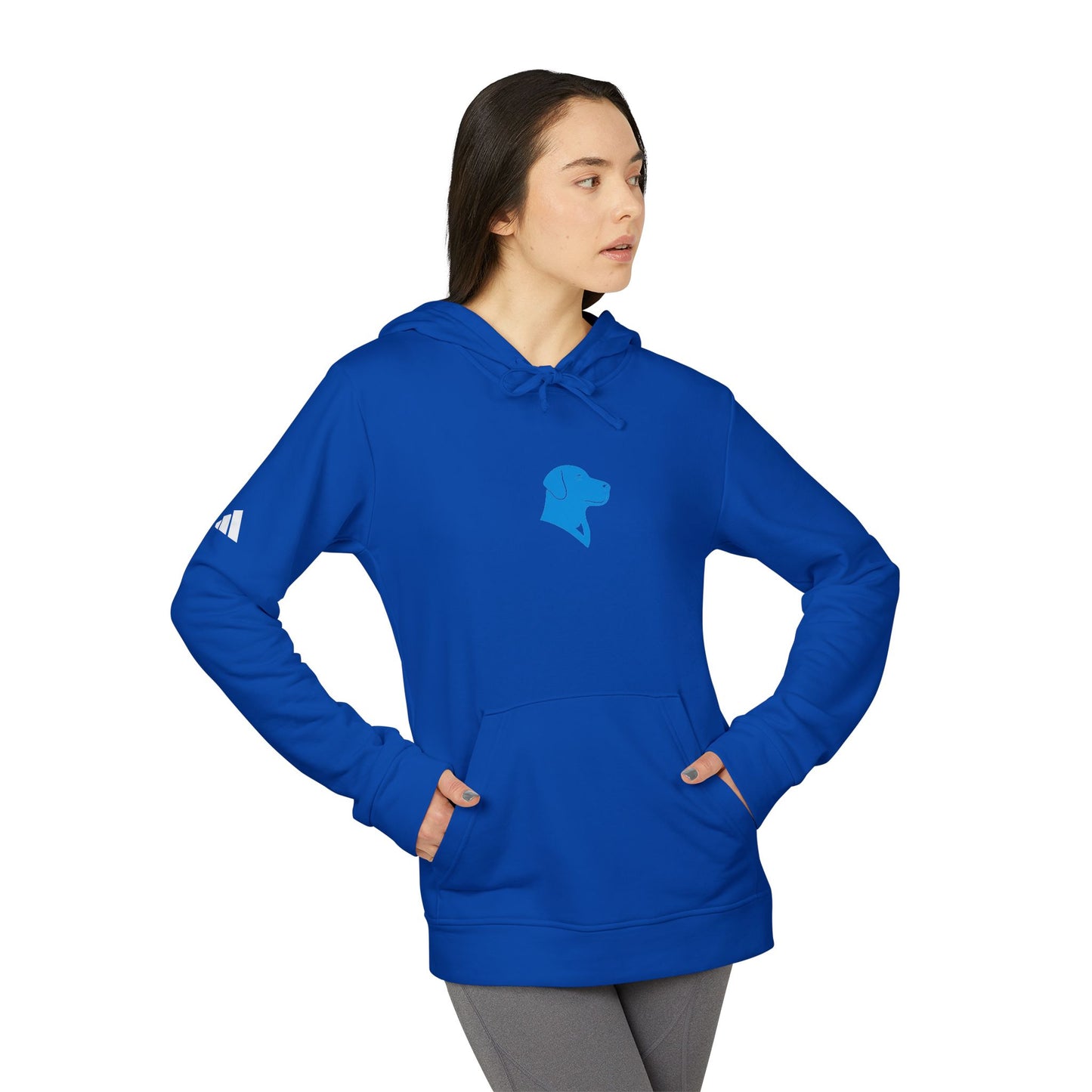 BlueMark Adidas Fleece Sweatshirt (Blue Logo)