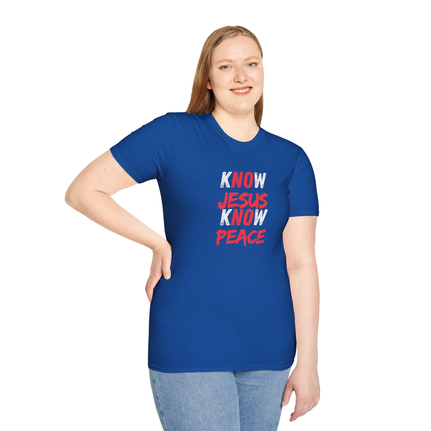 Know Jesus Know Peace Faith T-Shirt