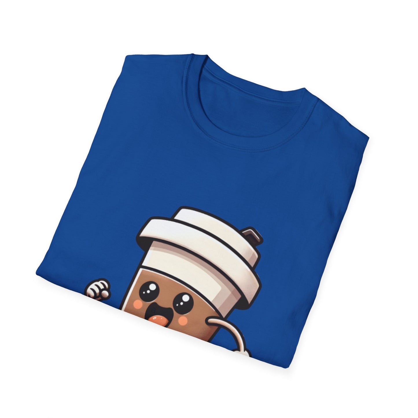 Cute Coffee Cup Running T-Shirt