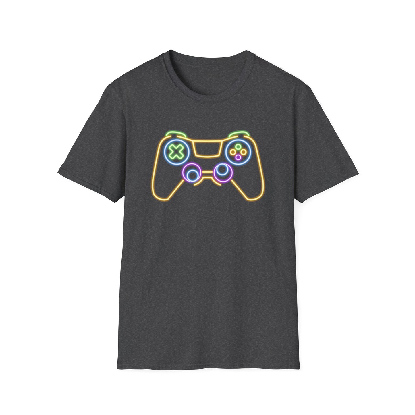 Neon Gaming Controller T-Shirt