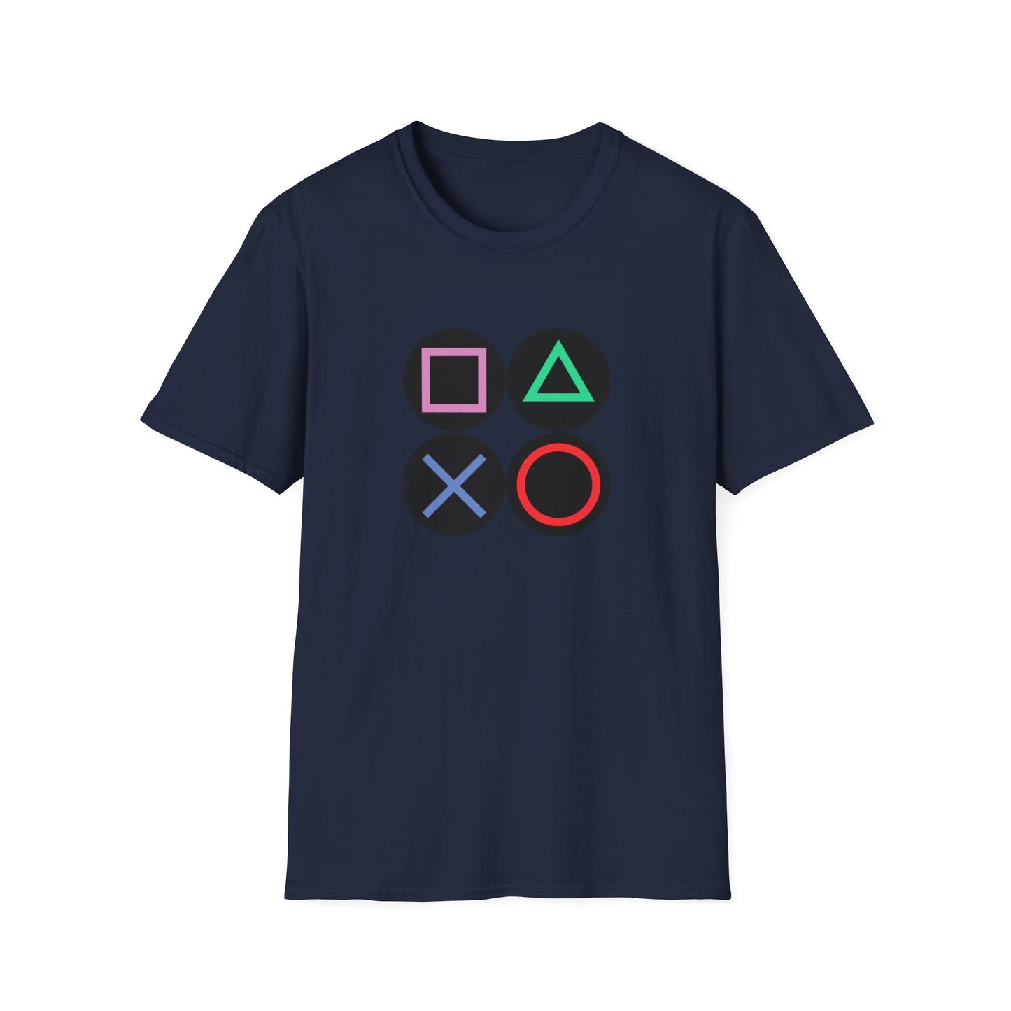 Play Station Buttons Gaming T-Shirt