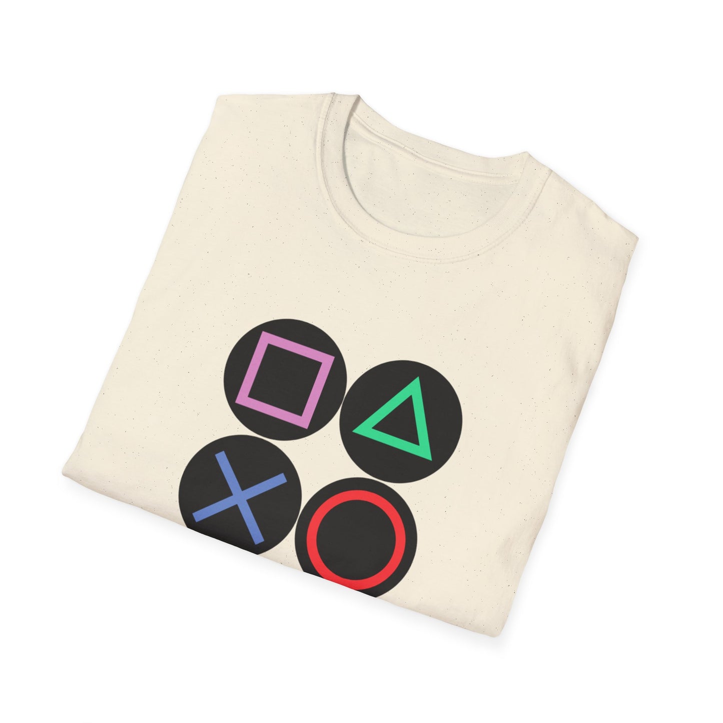 Play Station Buttons Gaming T-Shirt