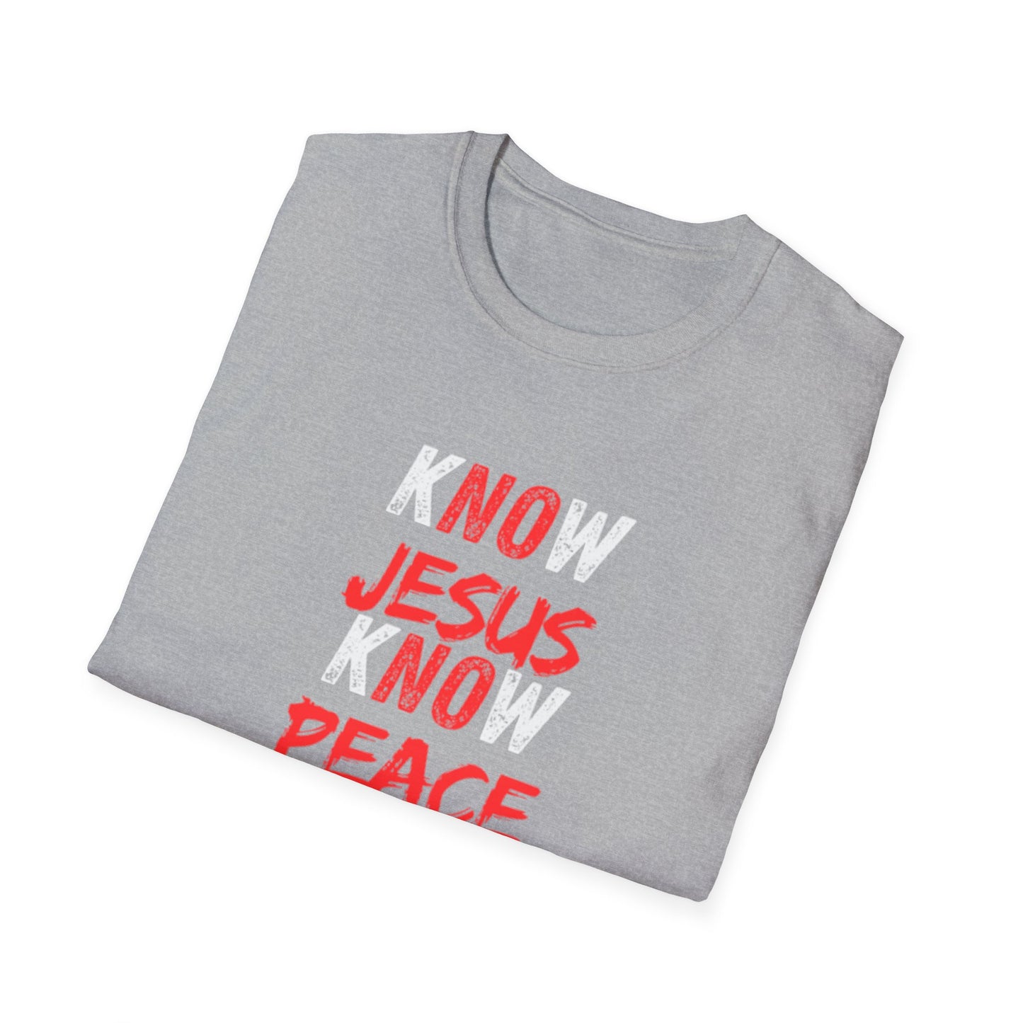 Know Jesus Know Peace Faith T-Shirt