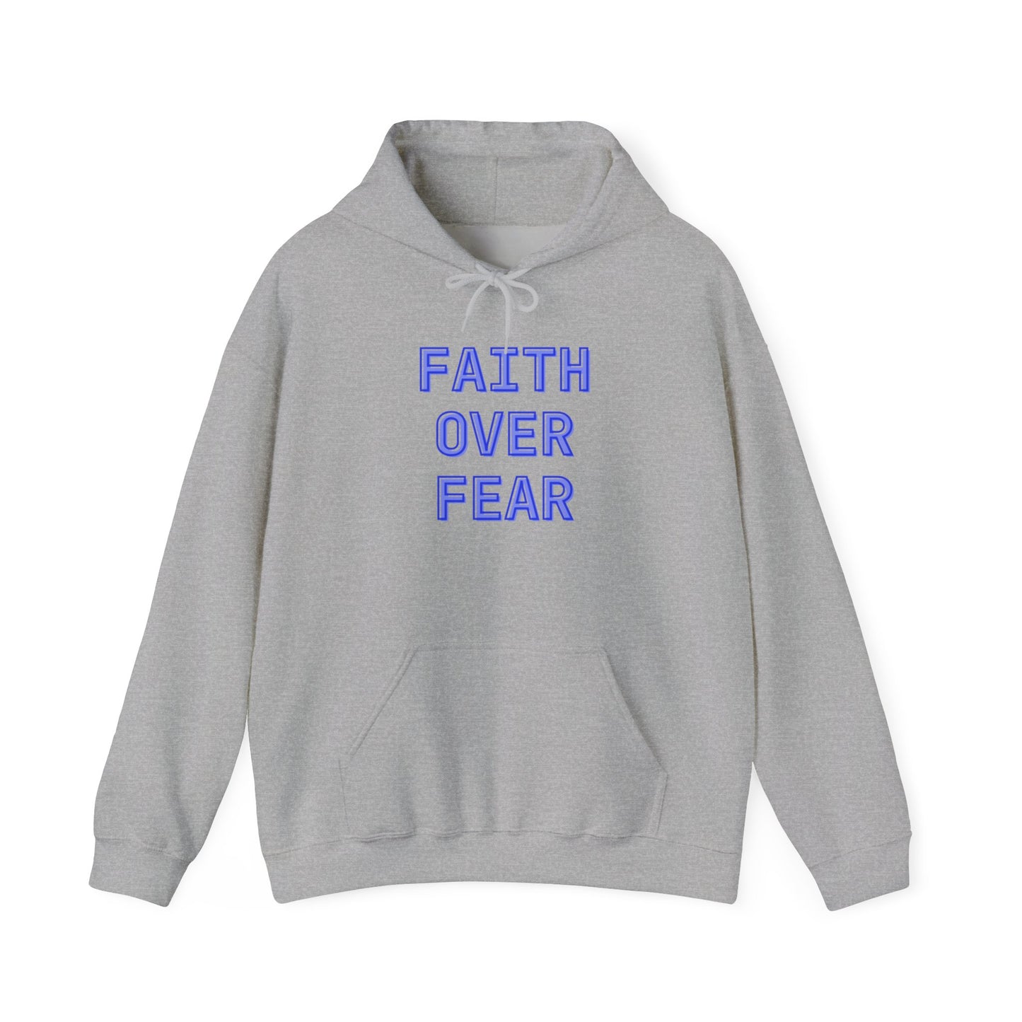 Faith Over Fear Bold Christian Motivational Sweatshirt