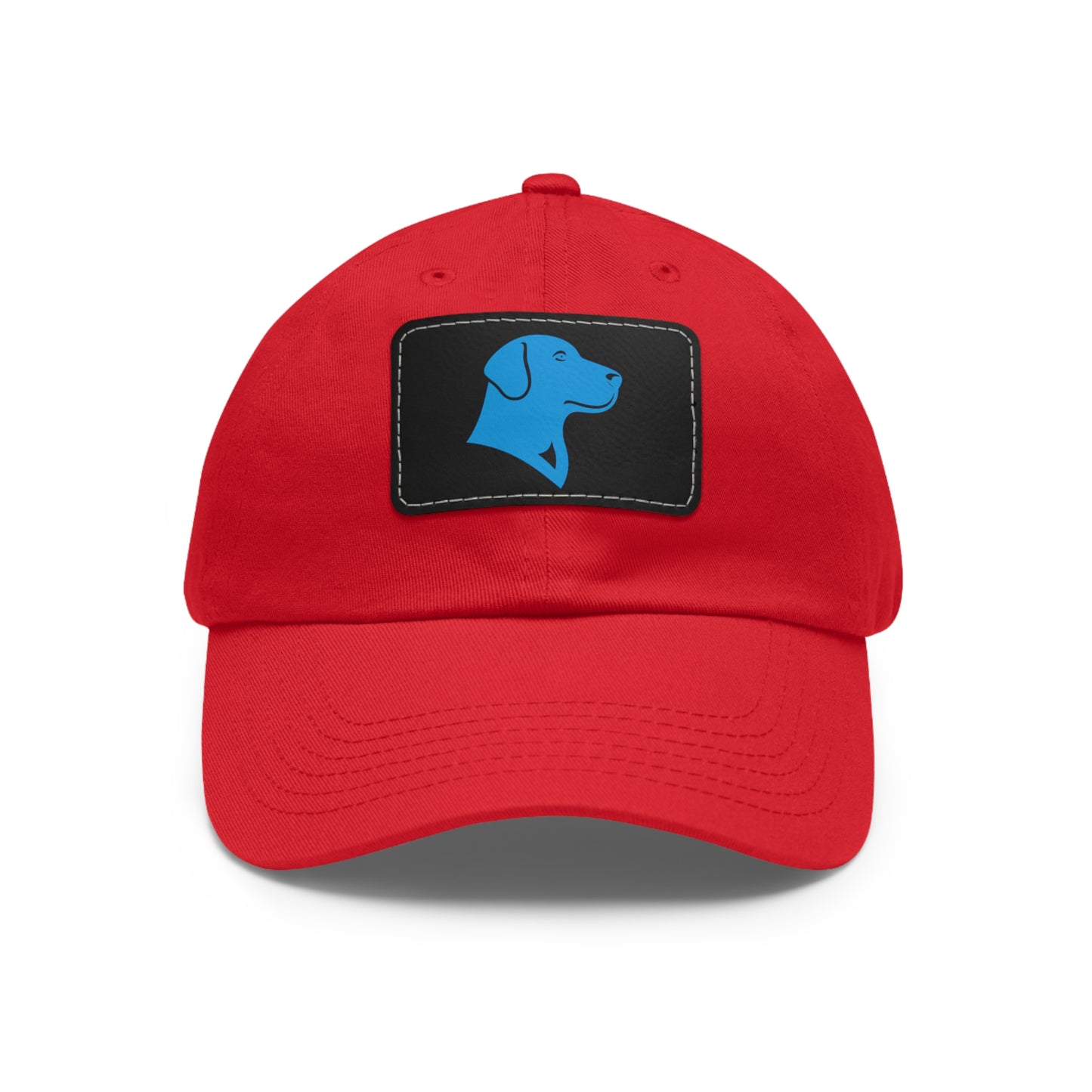 BlueMark Hat with Leather Patch (Blue Logo)
