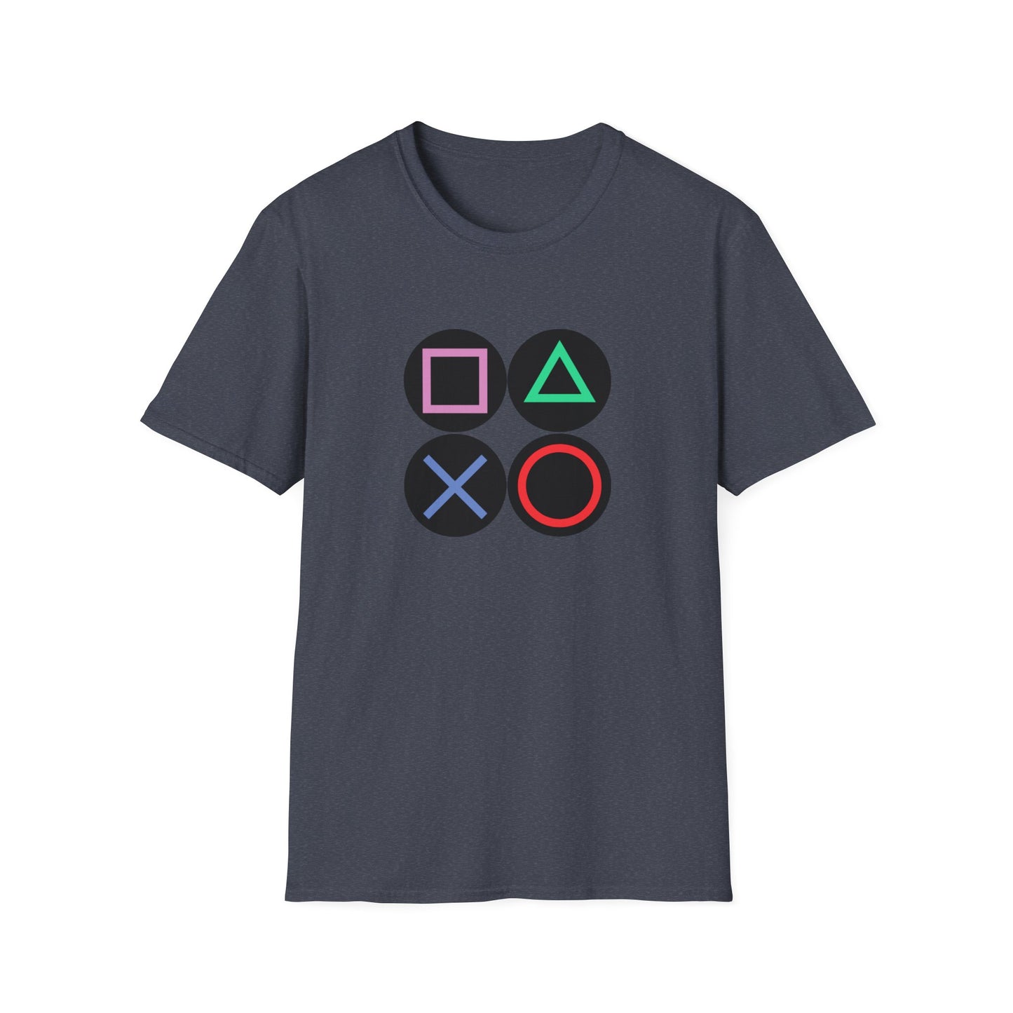Play Station Buttons Gaming T-Shirt