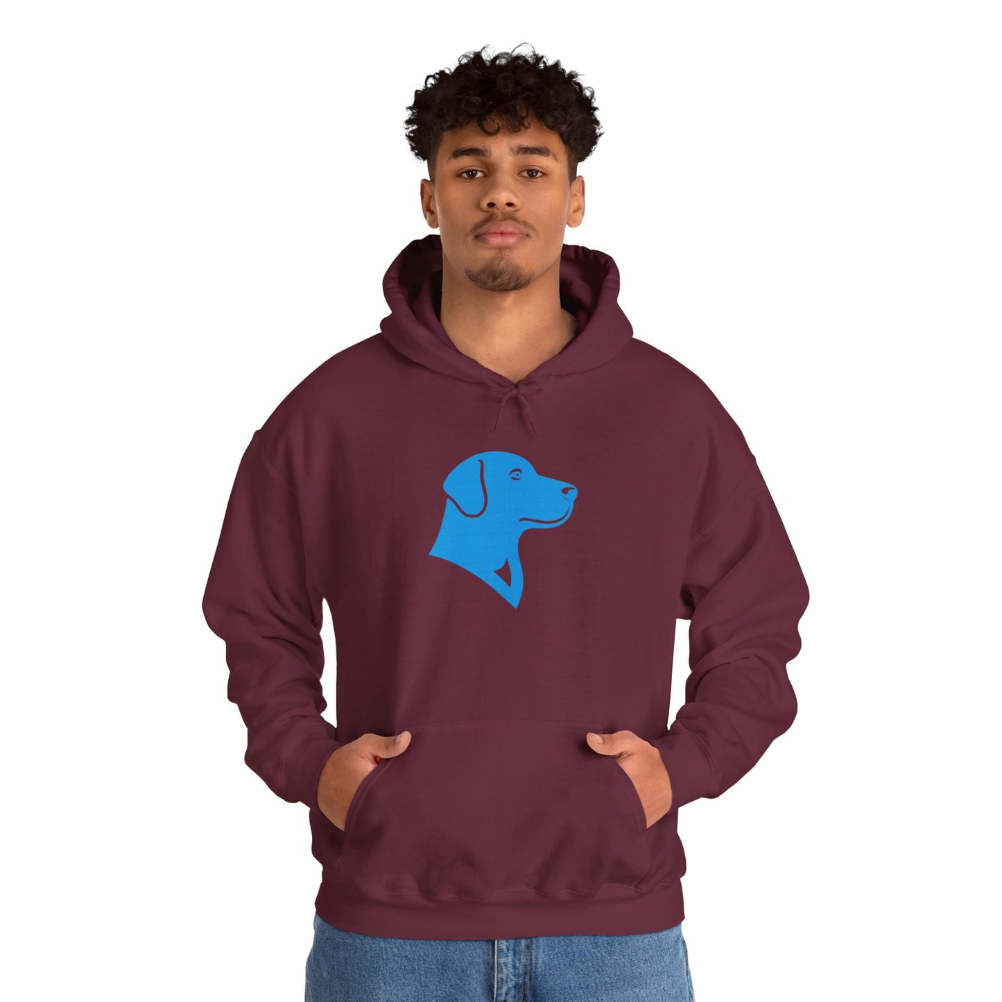 BlueMark Logo Hoodie Sweatshirt (Blue Logo)