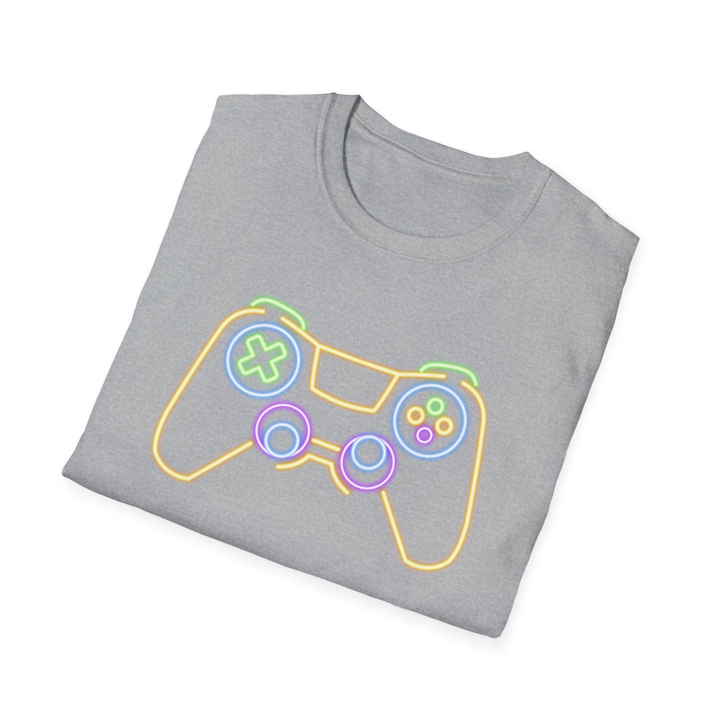 Neon Gaming Controller T-Shirt