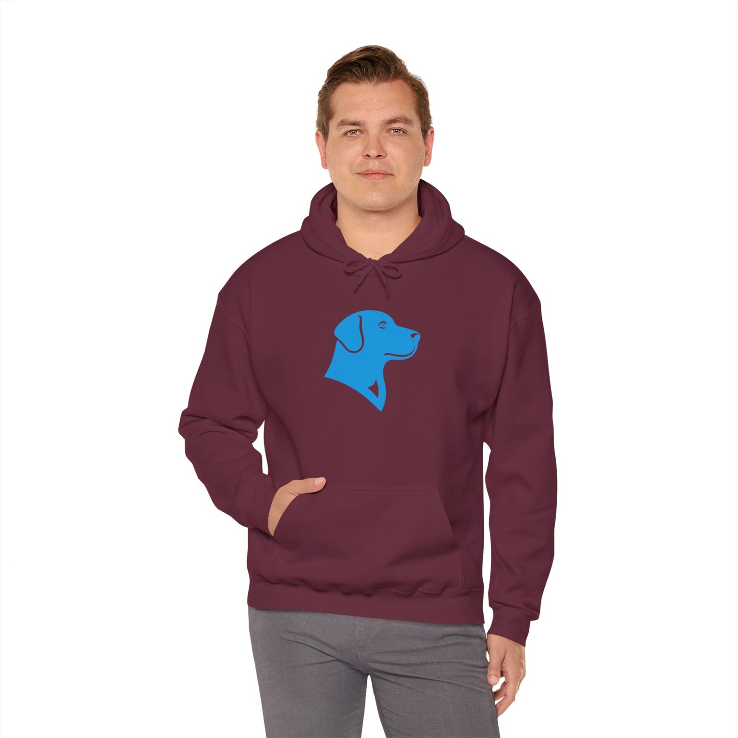 BlueMark Logo Hoodie Sweatshirt (Blue Logo)