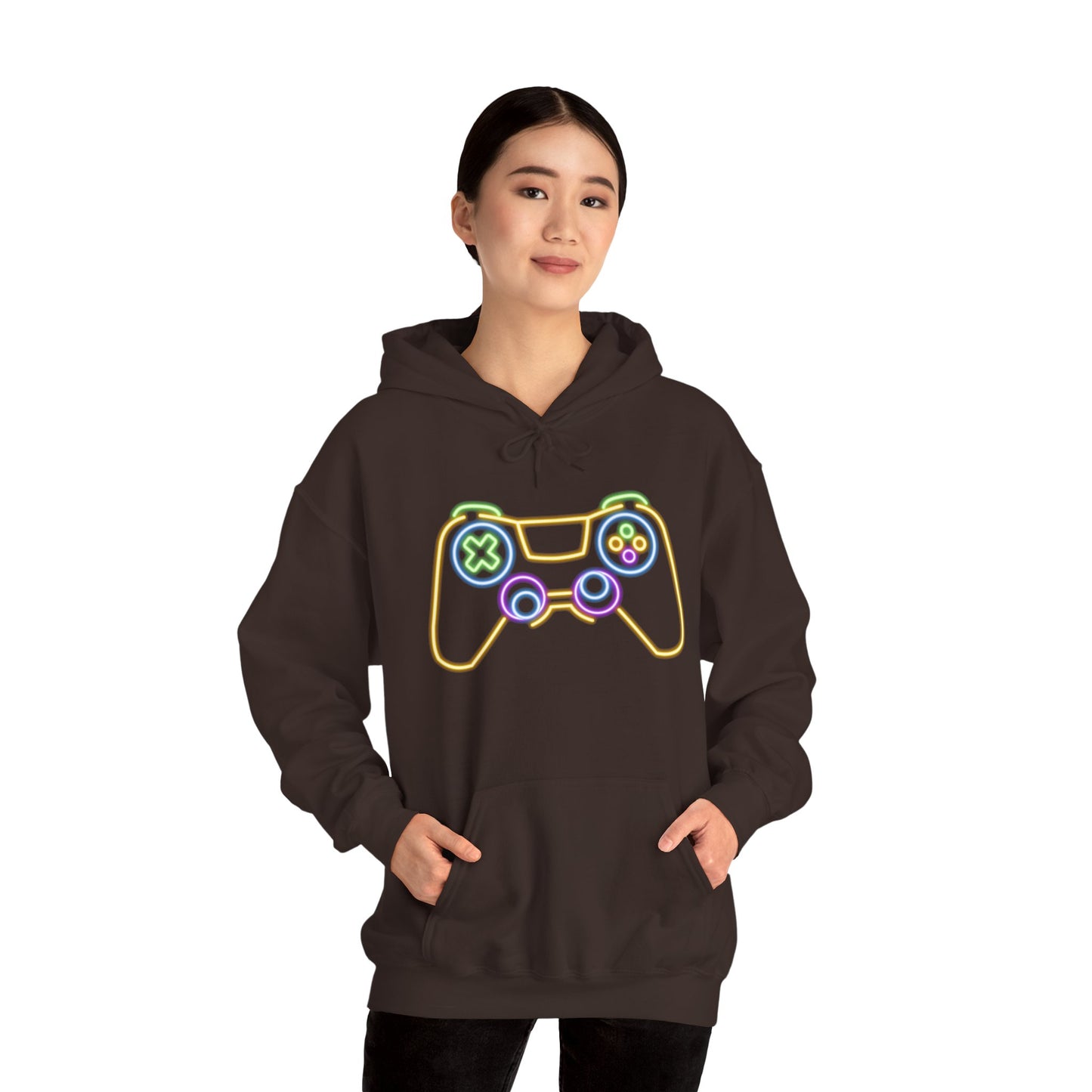 Neon Gaming Controller Sweatshirt