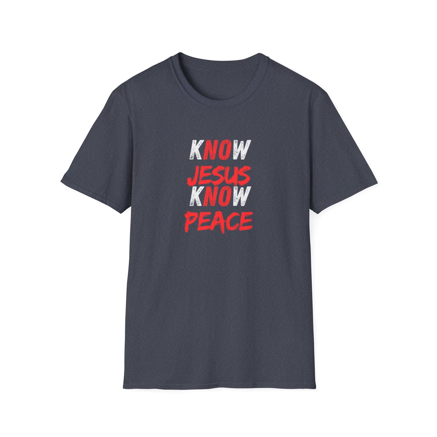 Know Jesus Know Peace Faith T-Shirt