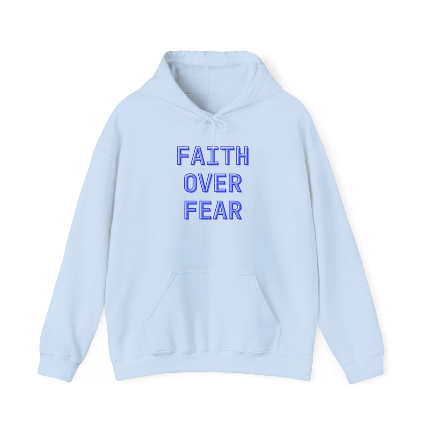 Faith Over Fear Bold Christian Motivational Sweatshirt