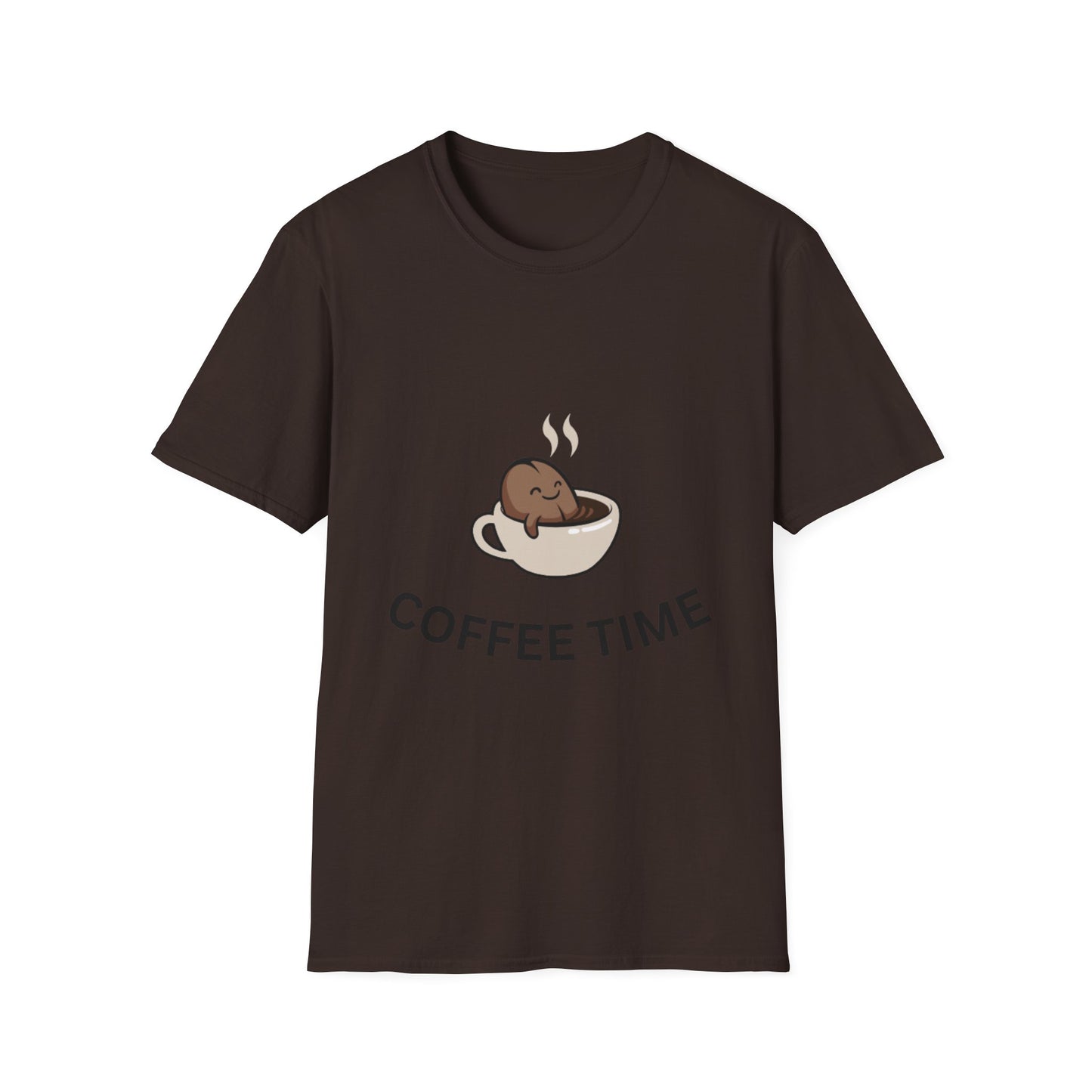 Coffee Time Cute Smiling Cup T-Shirt