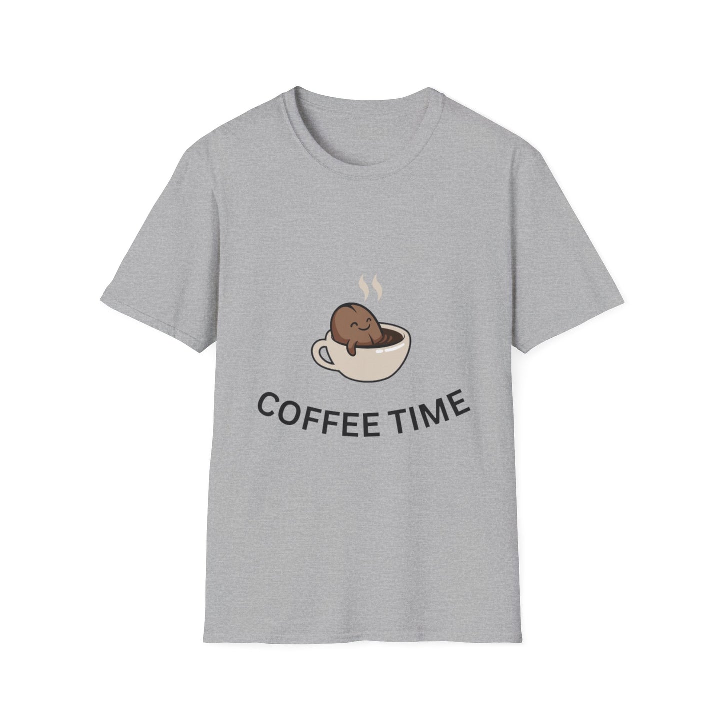 Coffee Time Cute Smiling Cup T-Shirt