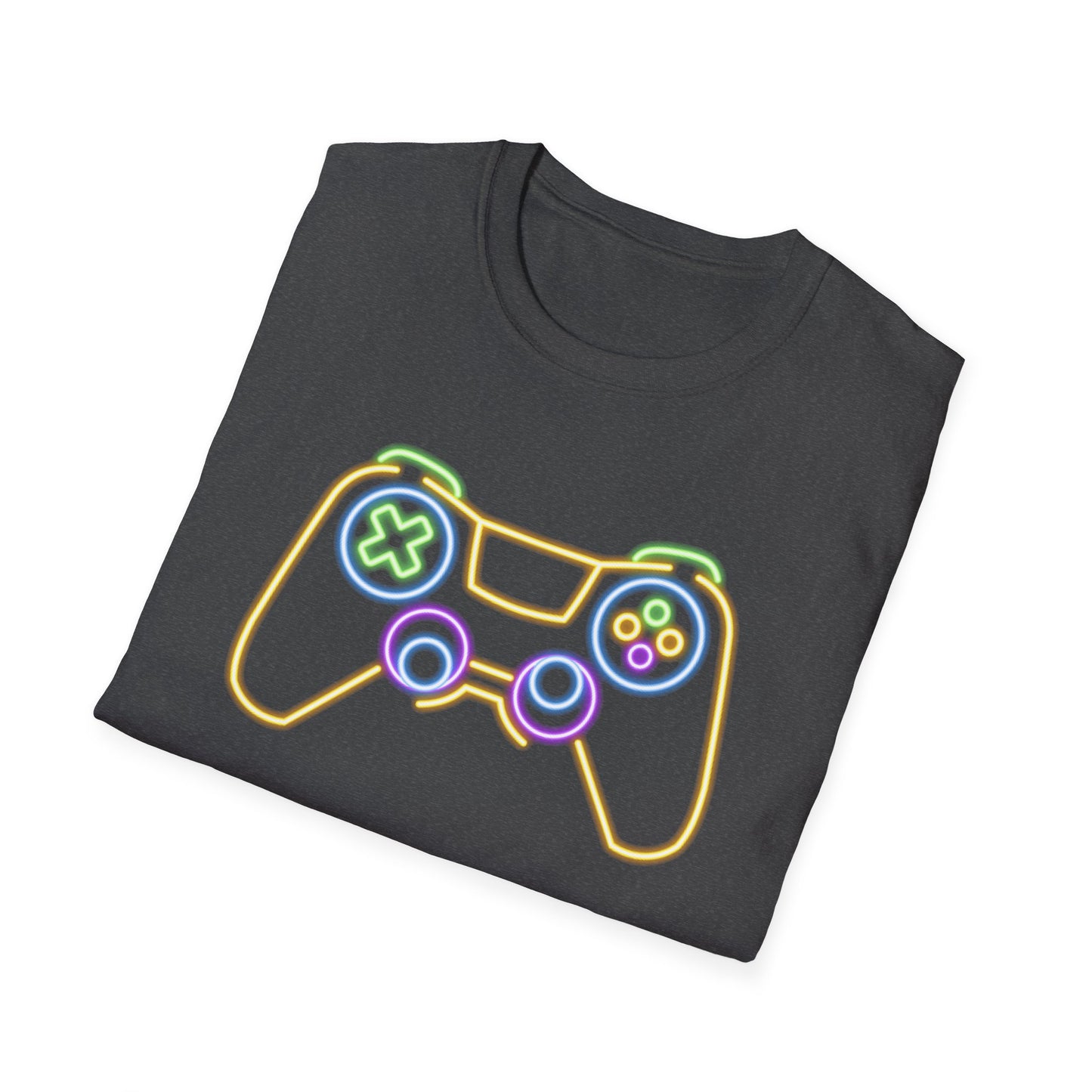 Neon Gaming Controller T-Shirt