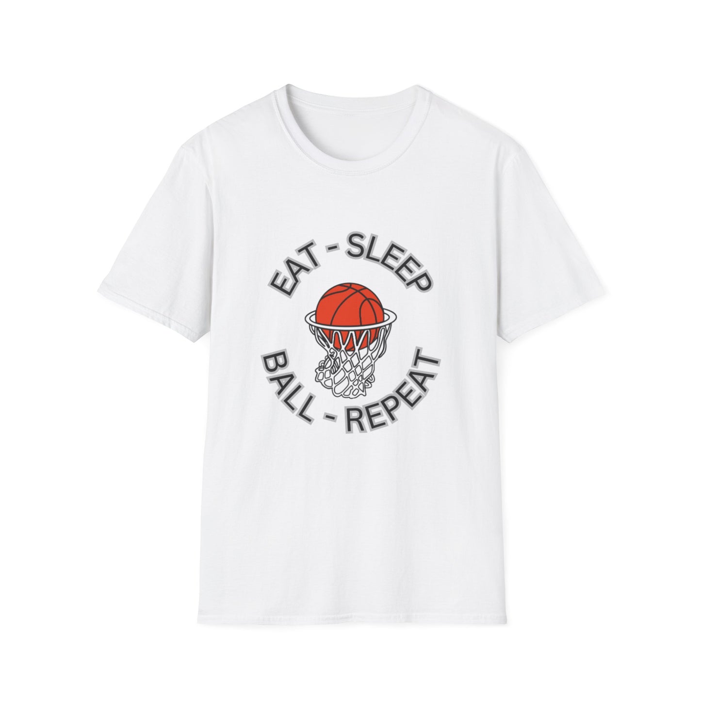 Basketball Eat Sleep Ball Repeat T-Shirt