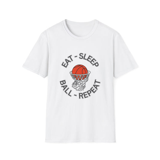 Basketball Eat Sleep Ball Repeat T-Shirt
