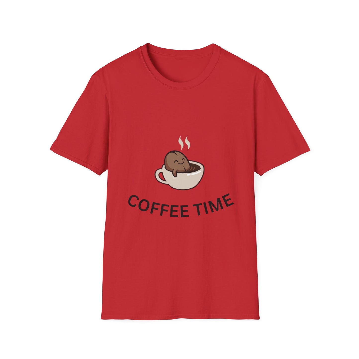 Coffee Time Cute Smiling Cup T-Shirt