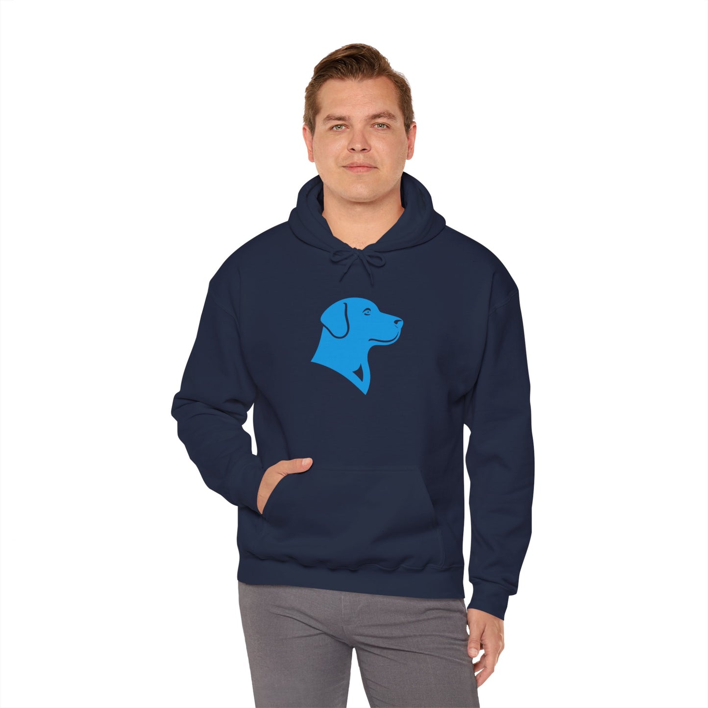 BlueMark Logo Hoodie Sweatshirt (Blue Logo)