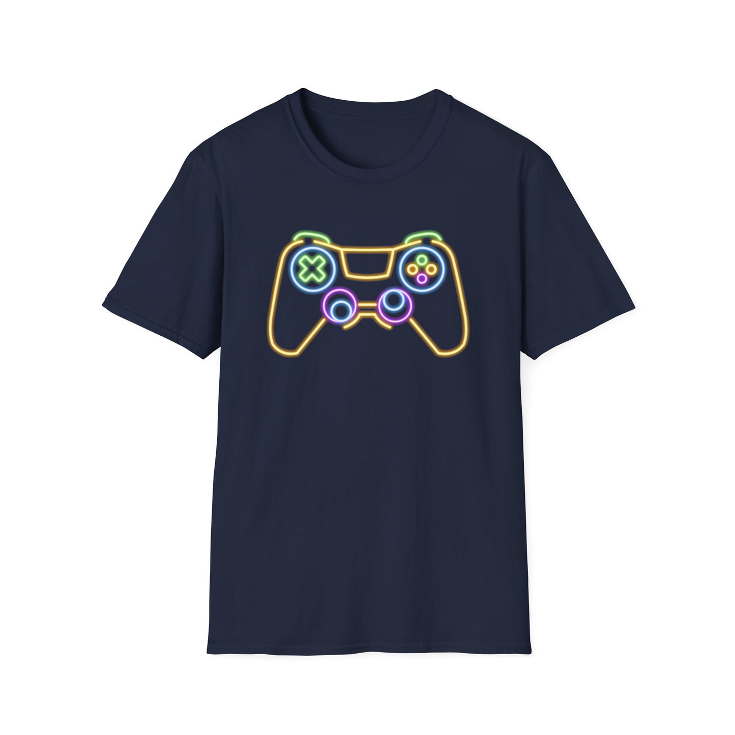 Neon Gaming Controller T-Shirt