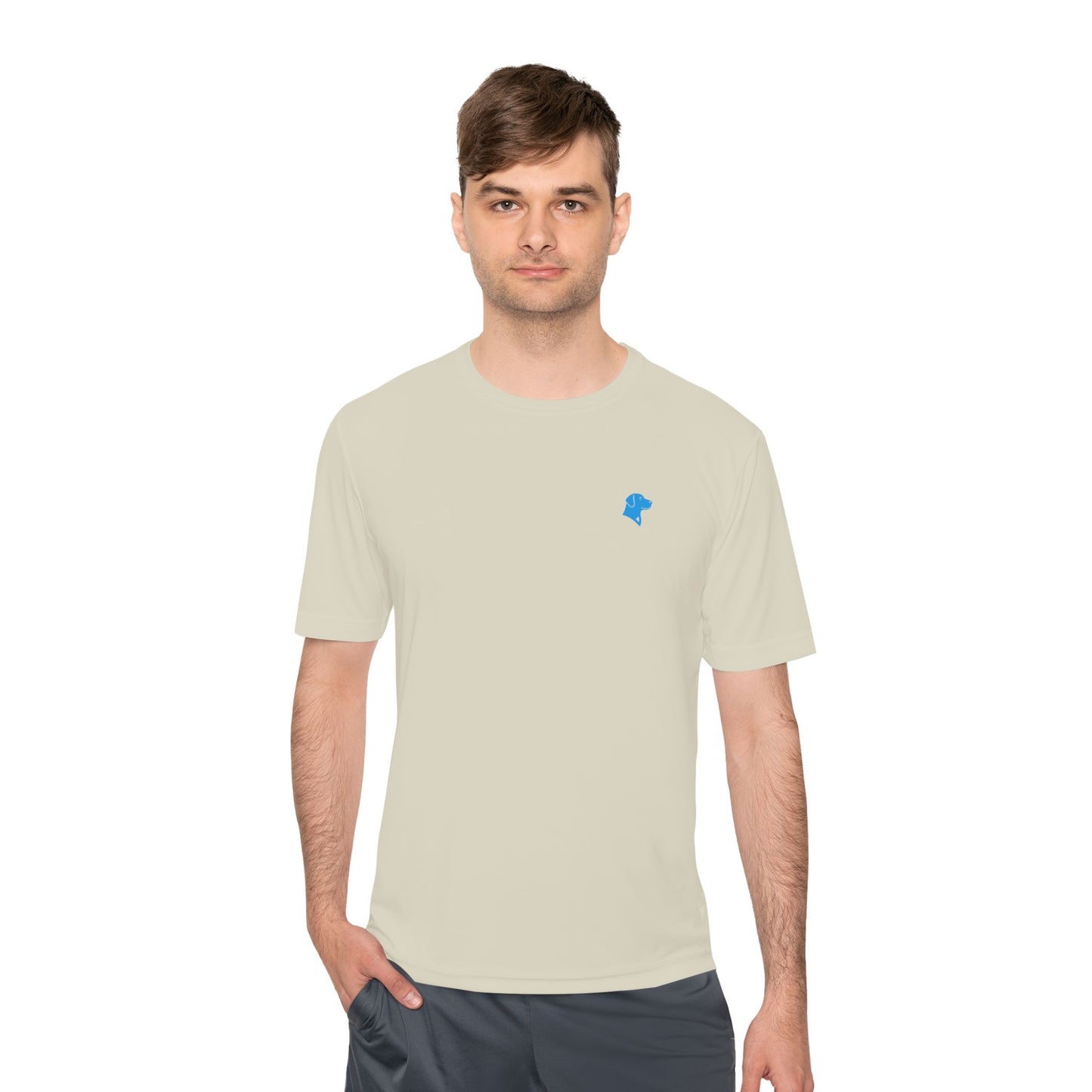 BlueMark Athletic Moisture Wicking T-Shirt (Blue Logo)