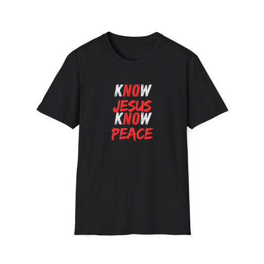 Know Jesus Know Peace Faith T-Shirt