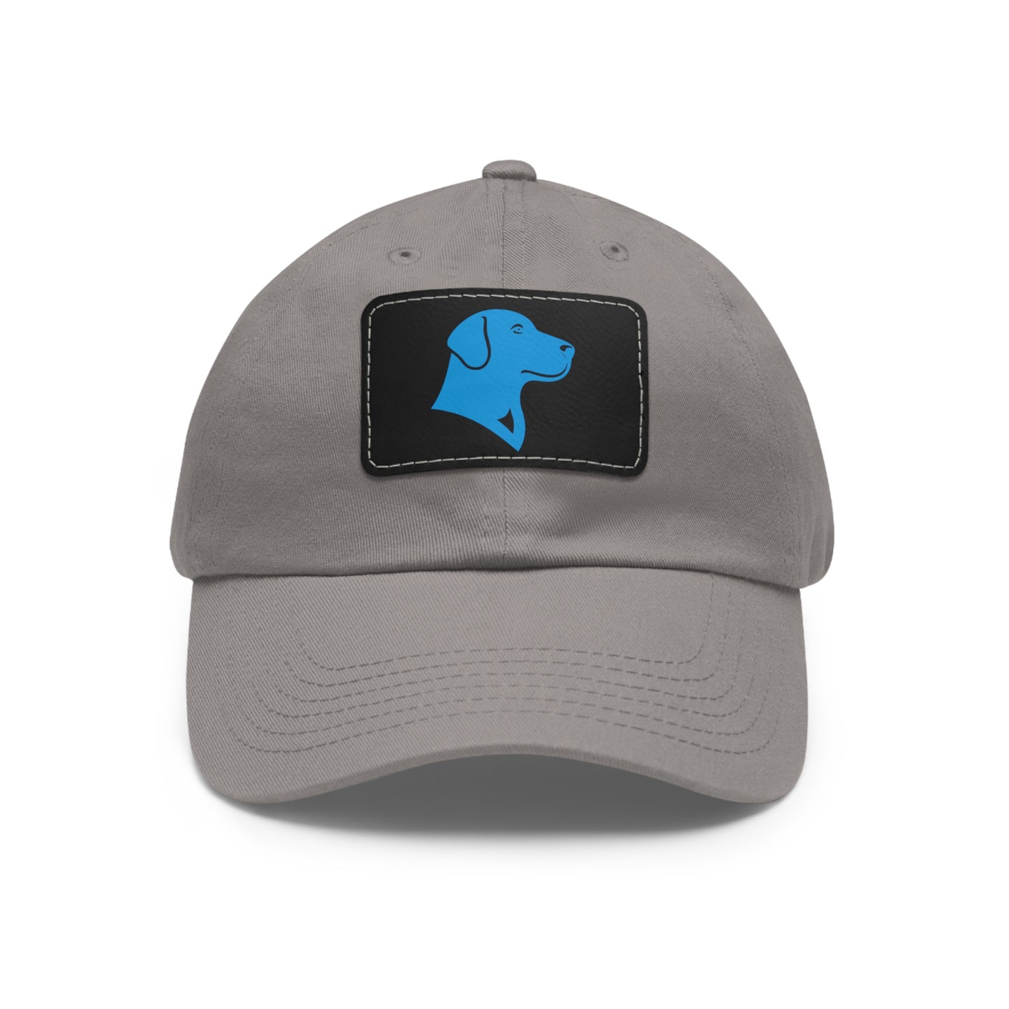 BlueMark Hat with Leather Patch (Blue Logo)
