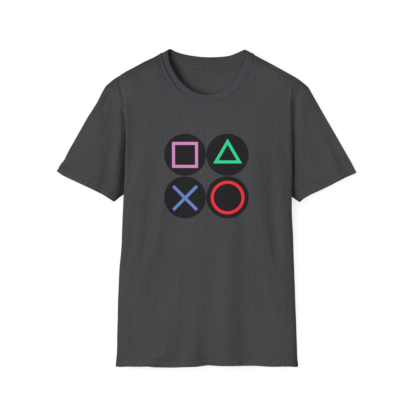 Play Station Buttons Gaming T-Shirt