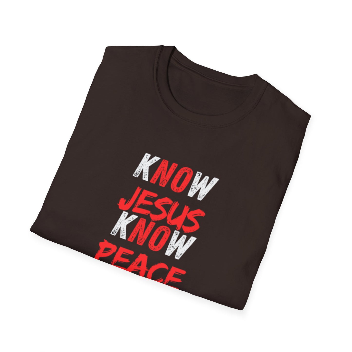 Know Jesus Know Peace Faith T-Shirt