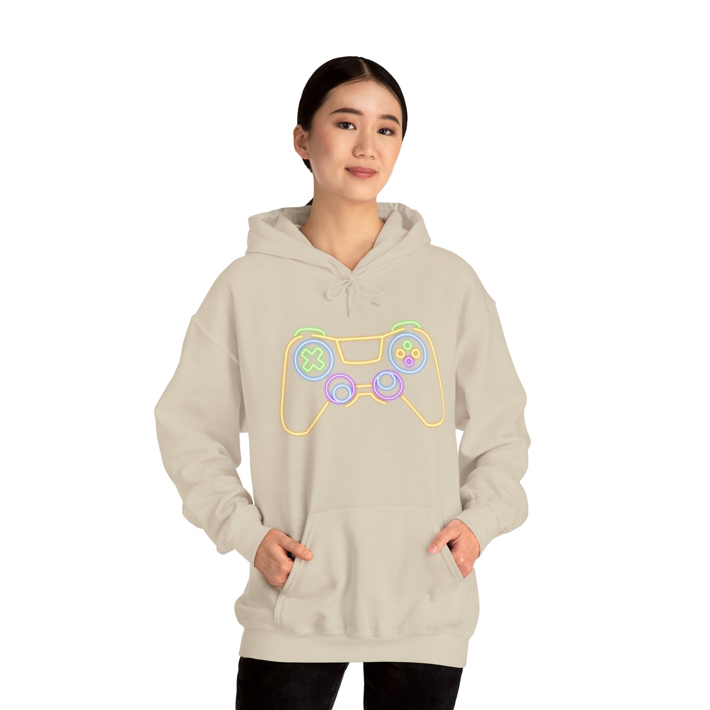 Neon Gaming Controller Sweatshirt