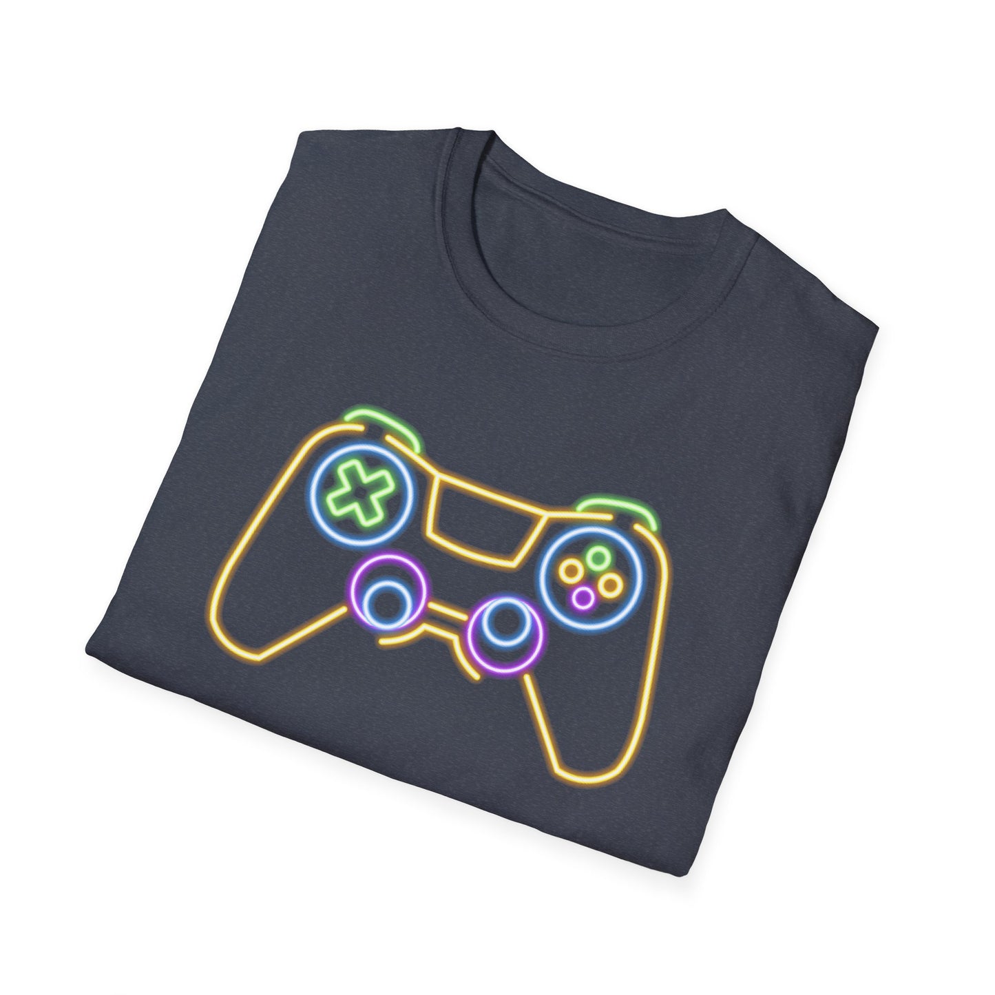 Neon Gaming Controller T-Shirt