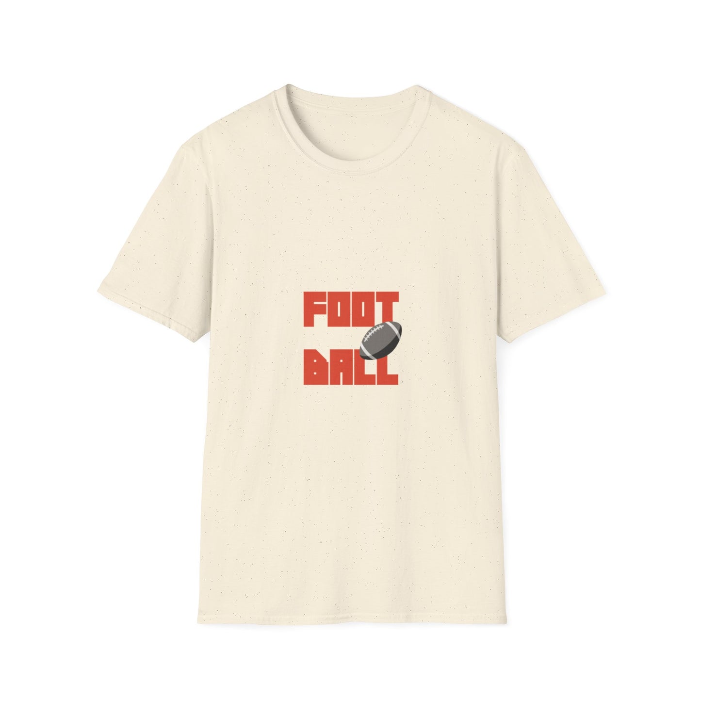 Football Bold Block Lettering T-Shirt