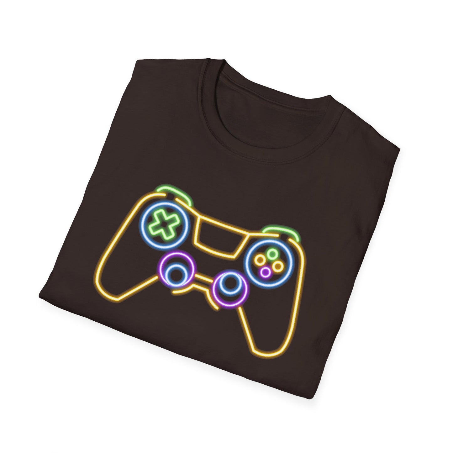 Neon Gaming Controller T-Shirt