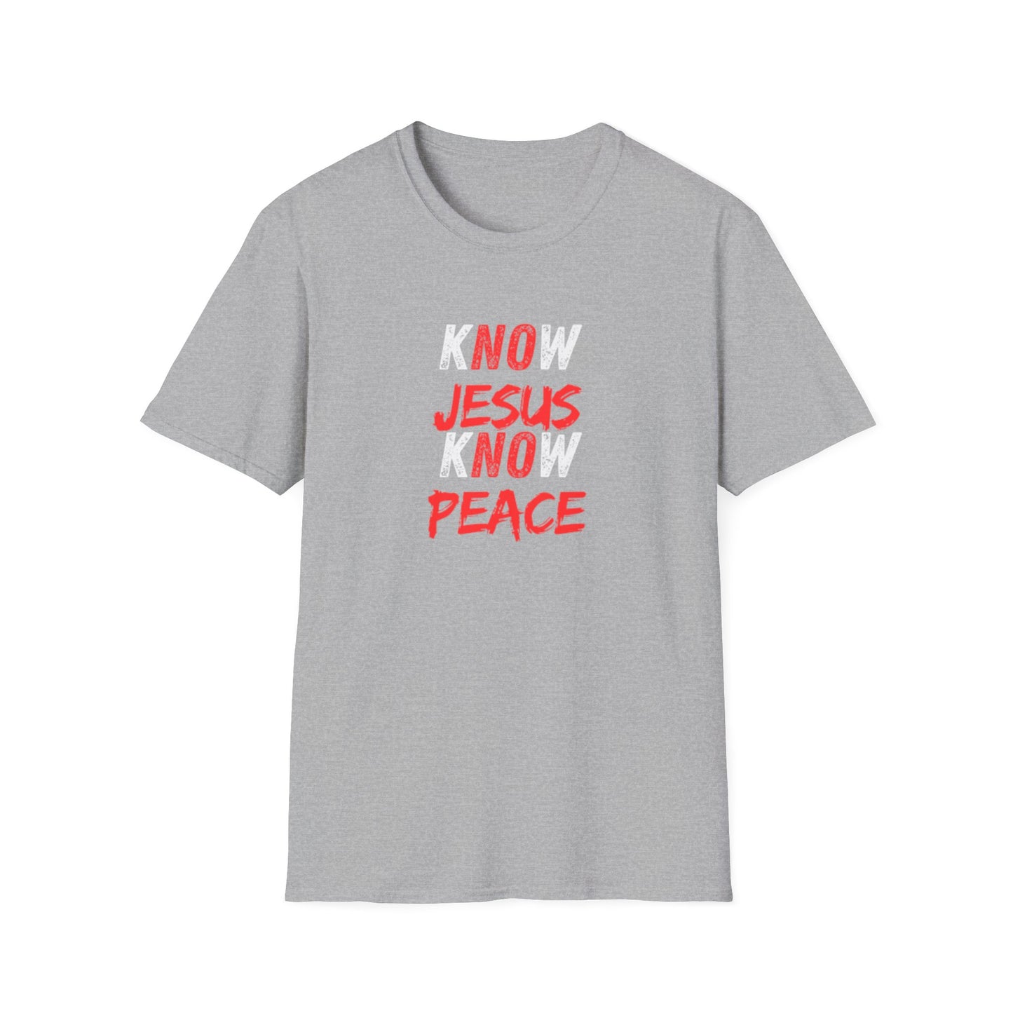 Know Jesus Know Peace Faith T-Shirt