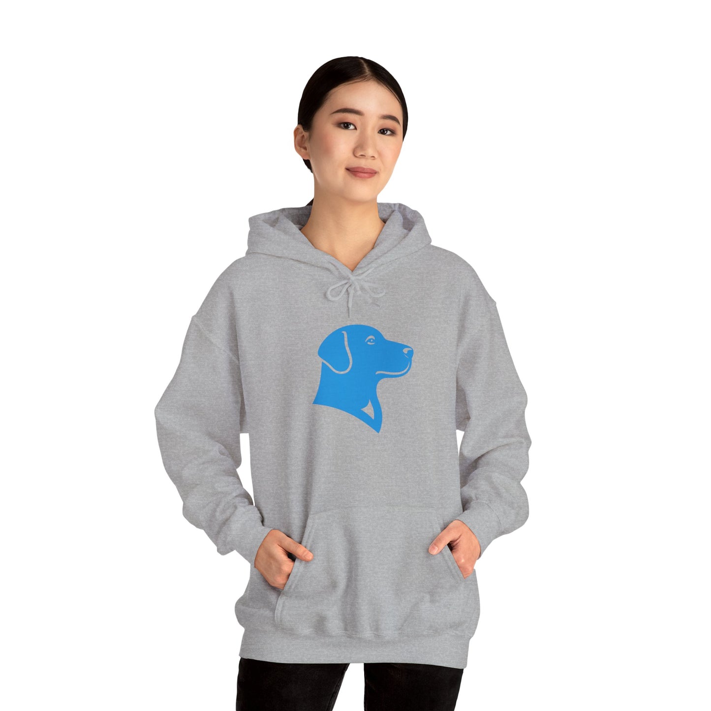 BlueMark Logo Hoodie Sweatshirt (Blue Logo)