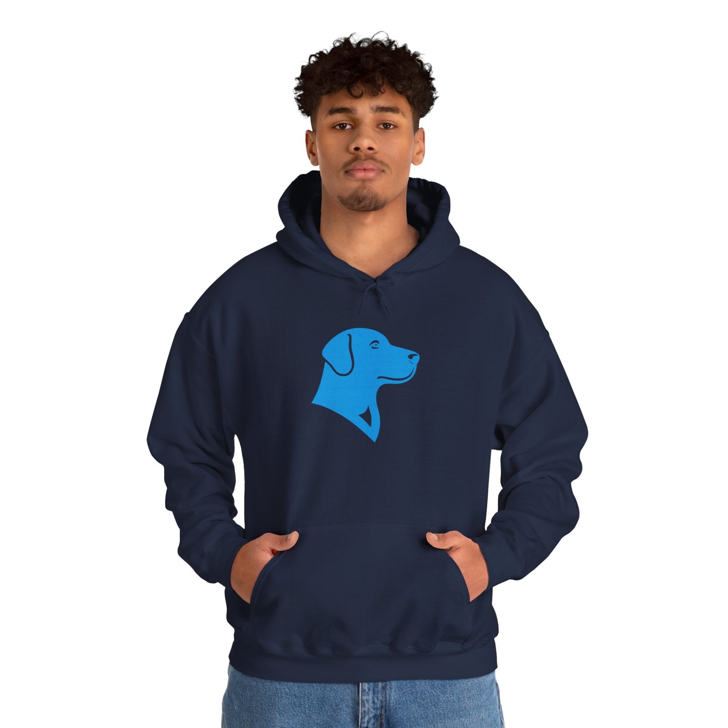 BlueMark Logo Hoodie Sweatshirt (Blue Logo)