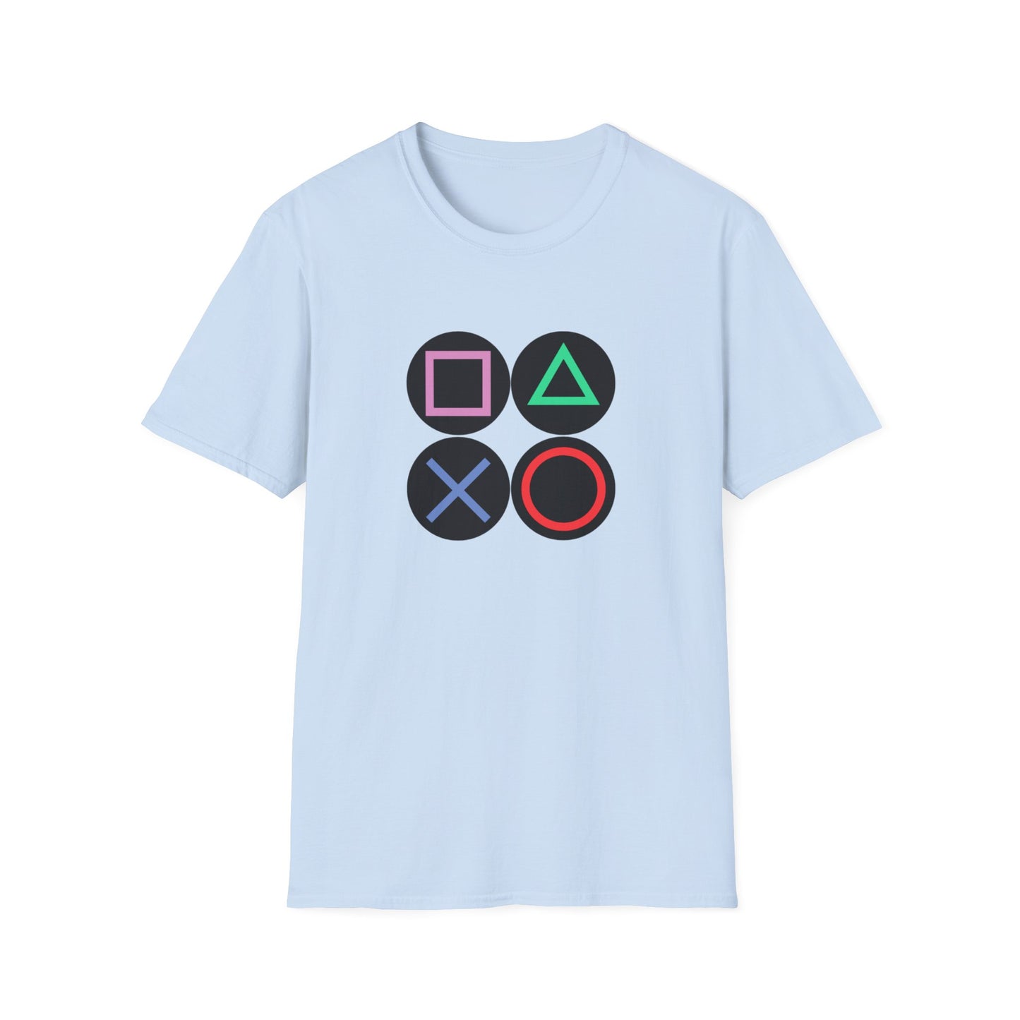 Play Station Buttons Gaming T-Shirt