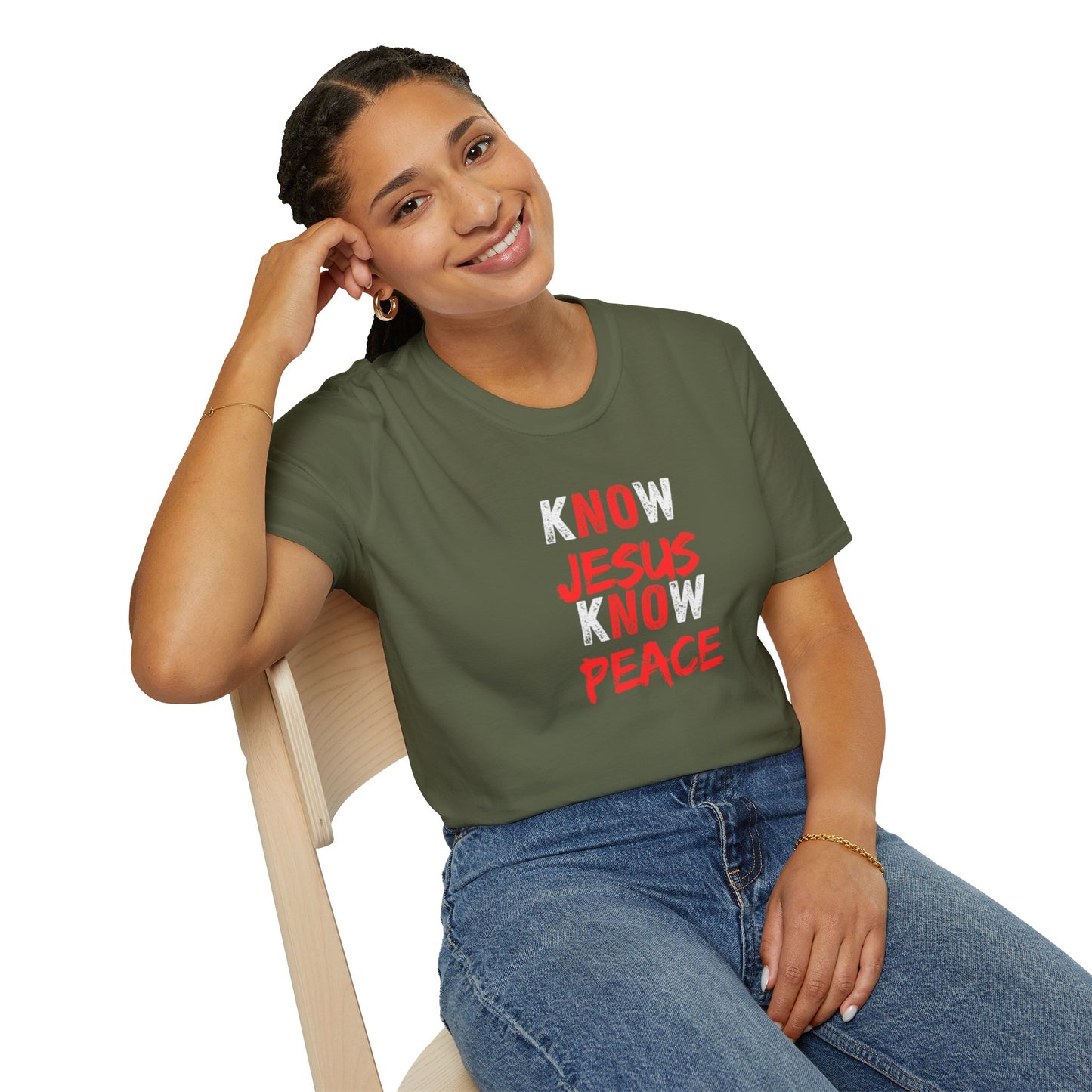 Know Jesus Know Peace Faith T-Shirt