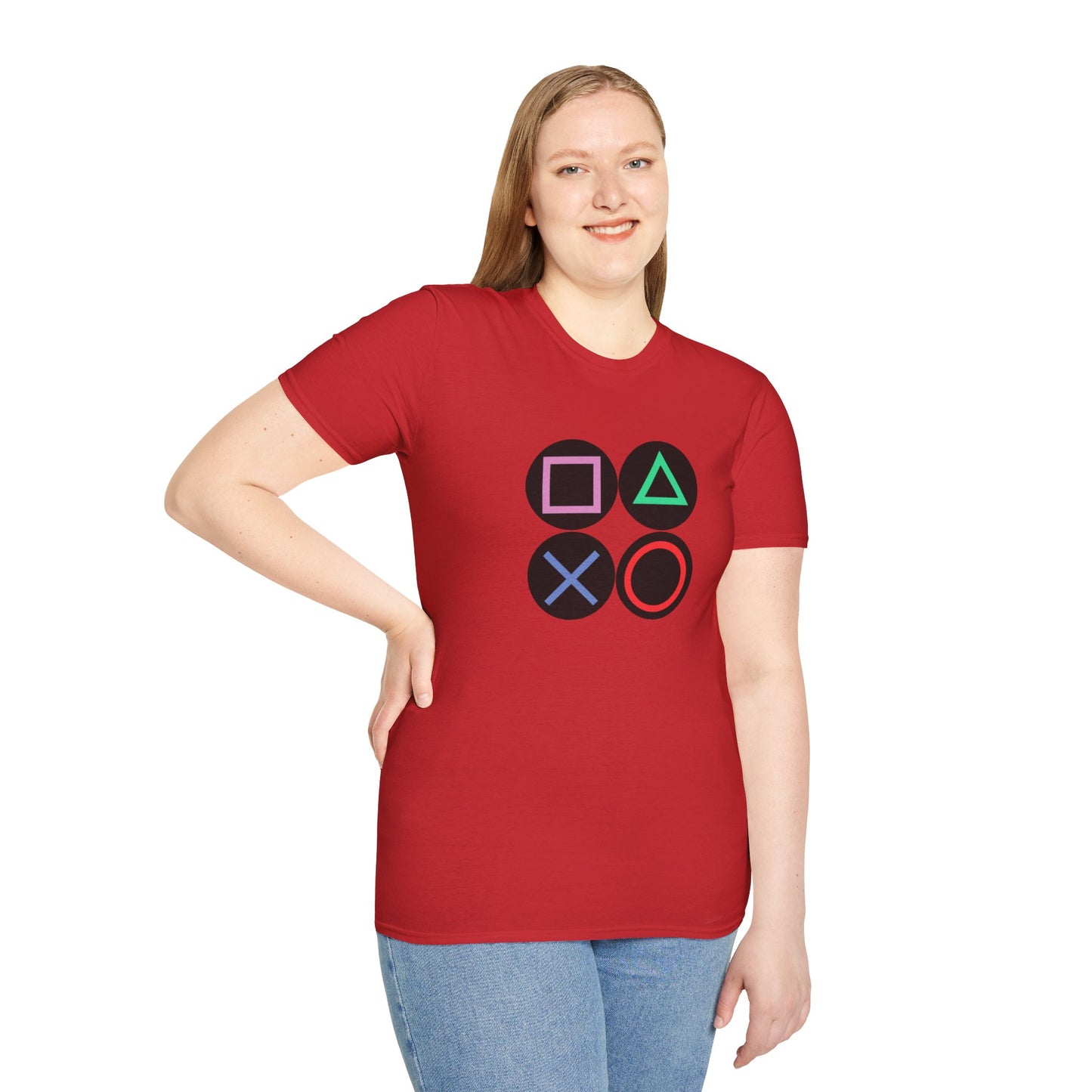 Play Station Buttons Gaming T-Shirt